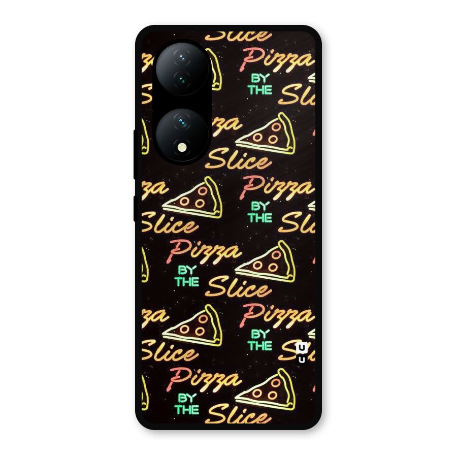 Pizza By Slice Metal Back Case for Vivo Y100a