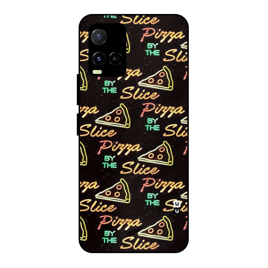Pizza By Slice Metal Back Case for Vivo Y21