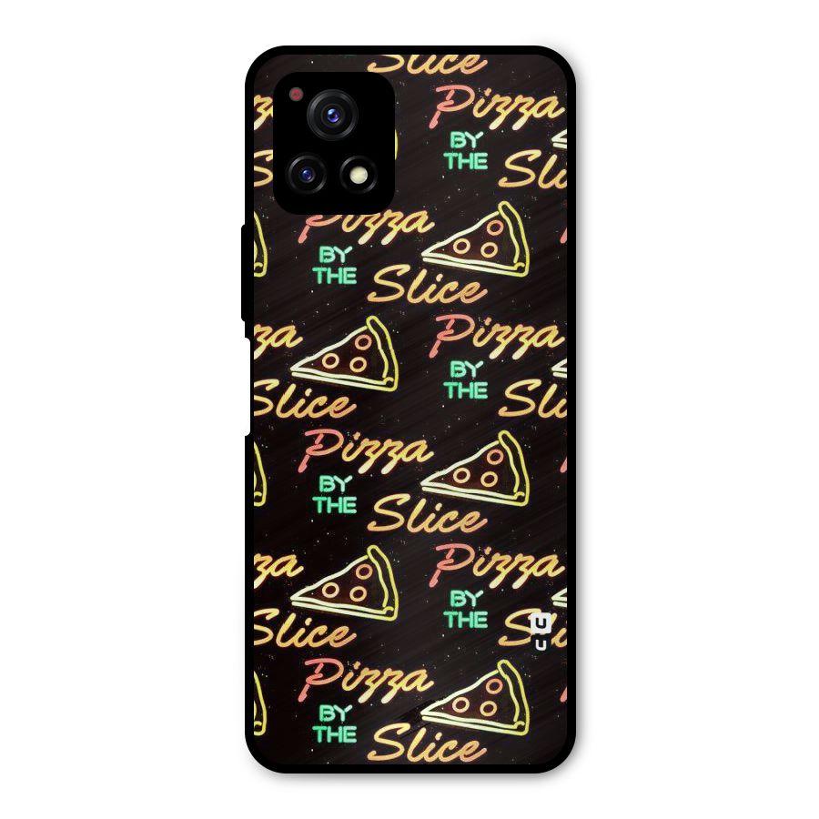 Pizza By Slice Metal Back Case for Vivo Y72 5G