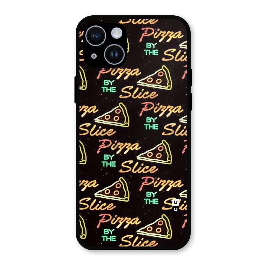 Pizza By Slice Metal Back Case for iPhone 14
