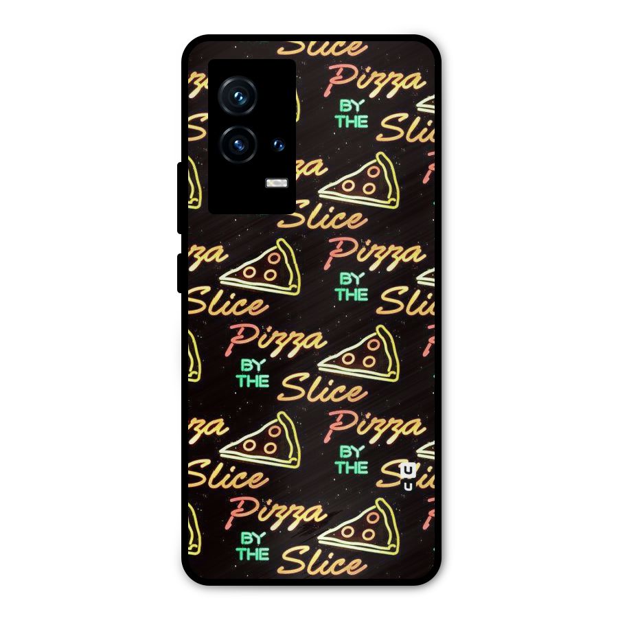 Pizza By Slice Metal Back Case for iQOO 9 5G