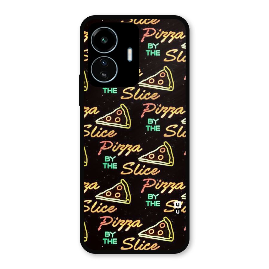 Pizza By Slice Metal Back Case for vivo iQOO Z6 Lite 5G