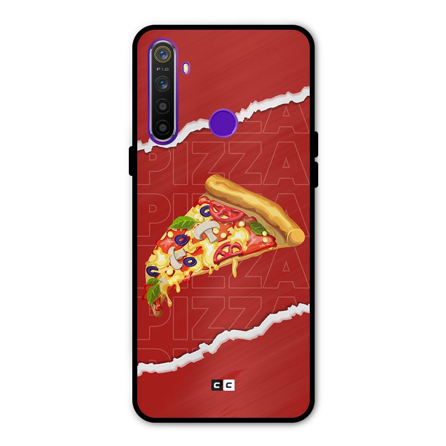 Pizza Lover Glass Back Case for Realme 5s