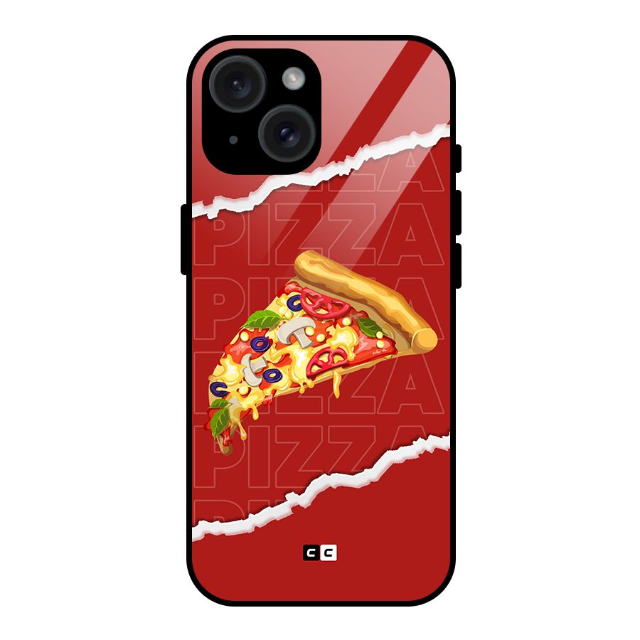 Pizza Lover Glass Back Case for iPhone 15