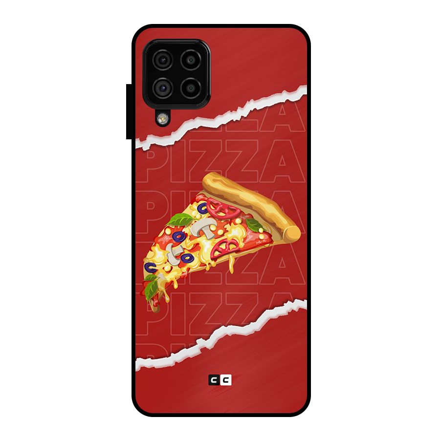 Pizza Lover Metal Back Case for Galaxy A22 4G