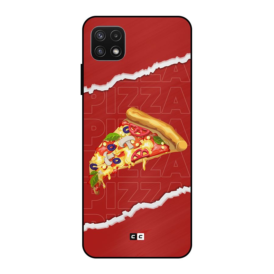 Pizza Lover Metal Back Case for Galaxy A22 5G