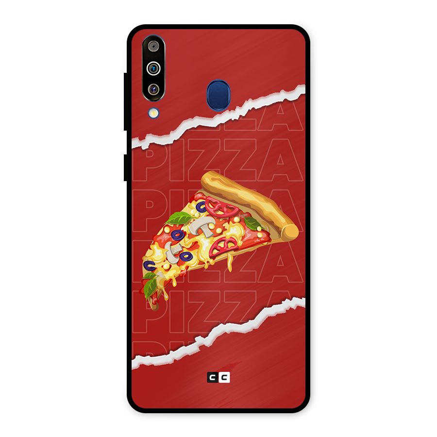 Pizza Lover Metal Back Case for Galaxy M30