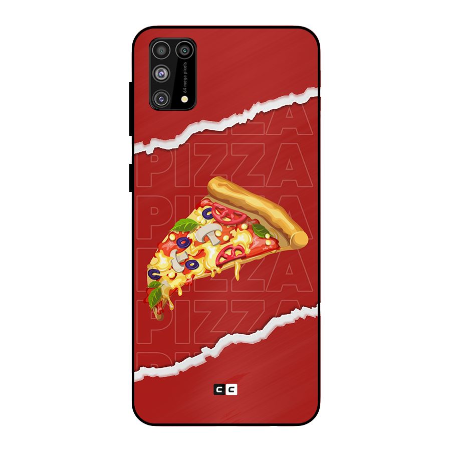 Pizza Lover Metal Back Case for Galaxy M31