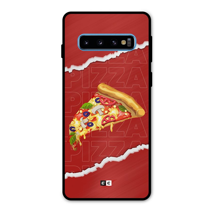 Pizza Lover Metal Back Case for Galaxy S10