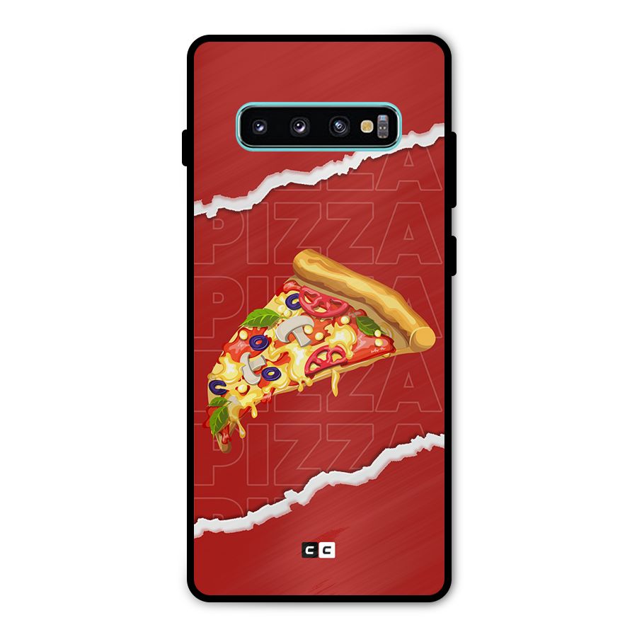 Pizza Lover Metal Back Case for Galaxy S10 Plus
