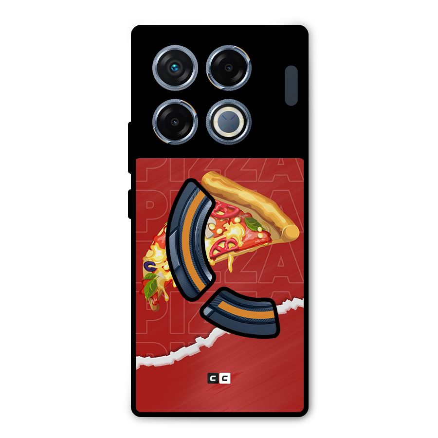 Pizza Lover Metal Back Case for Infinix GT 20 Pro