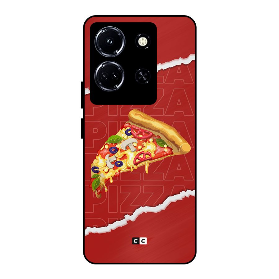 Pizza Lover Metal Back Case for Infinix Note 30 5G