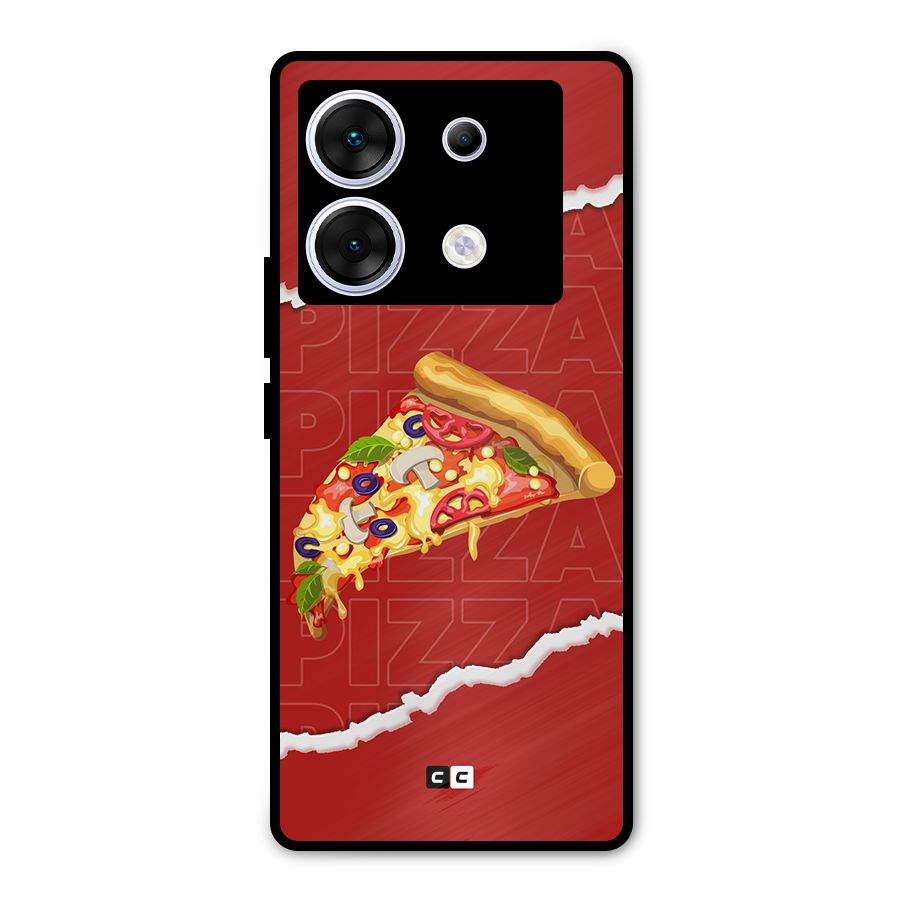 Pizza Lover Metal Back Case for Infinix Zero 30 5G