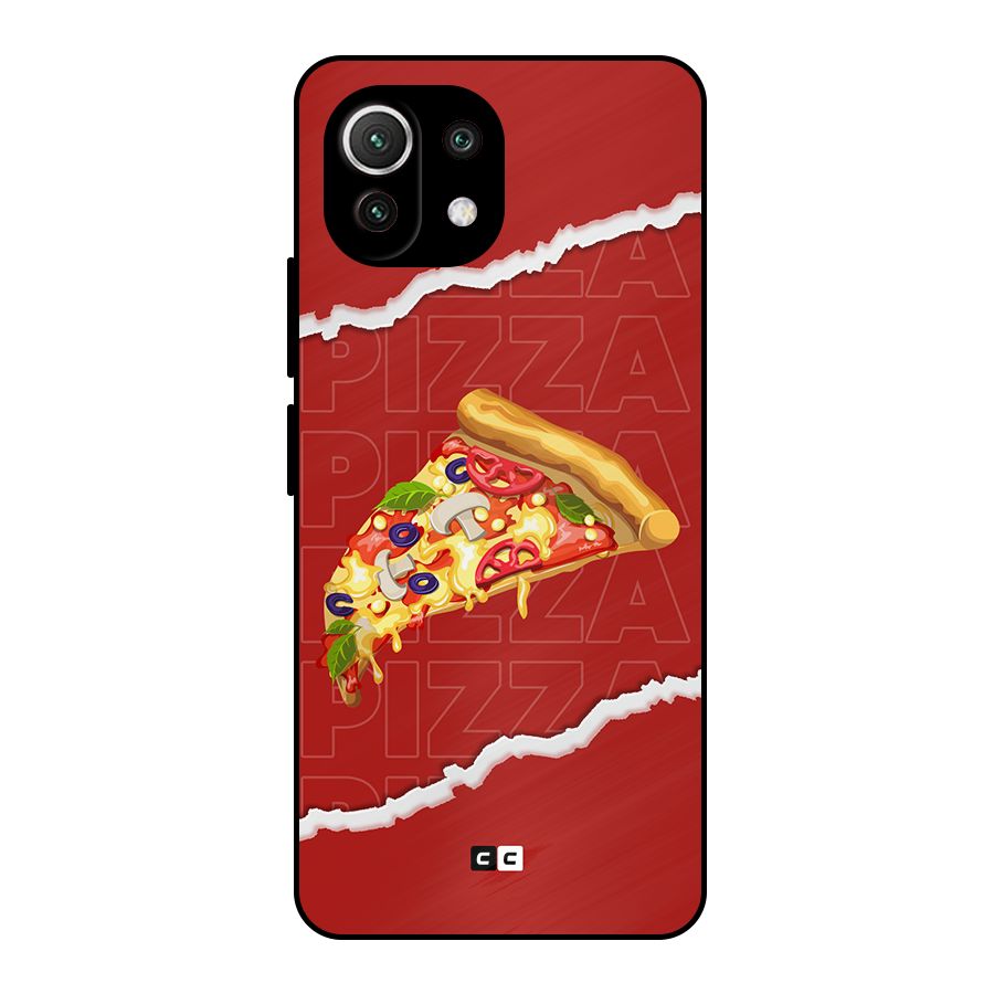 Pizza Lover Metal Back Case for Mi 11 Lite NE 5G
