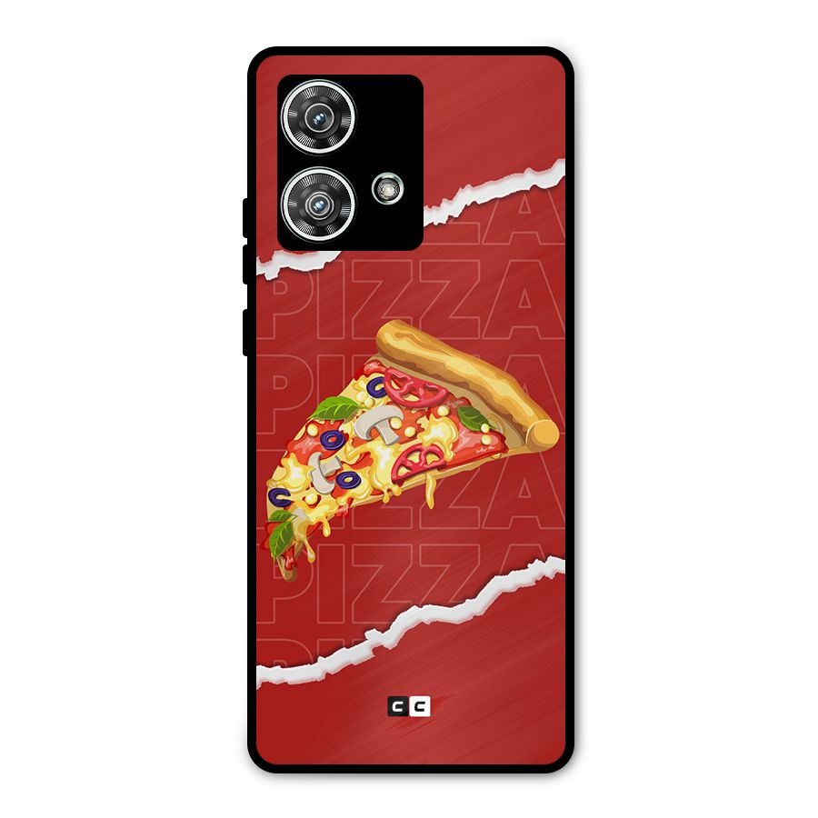 Pizza Lover Metal Back Case for Motorola Edge 40 Neo