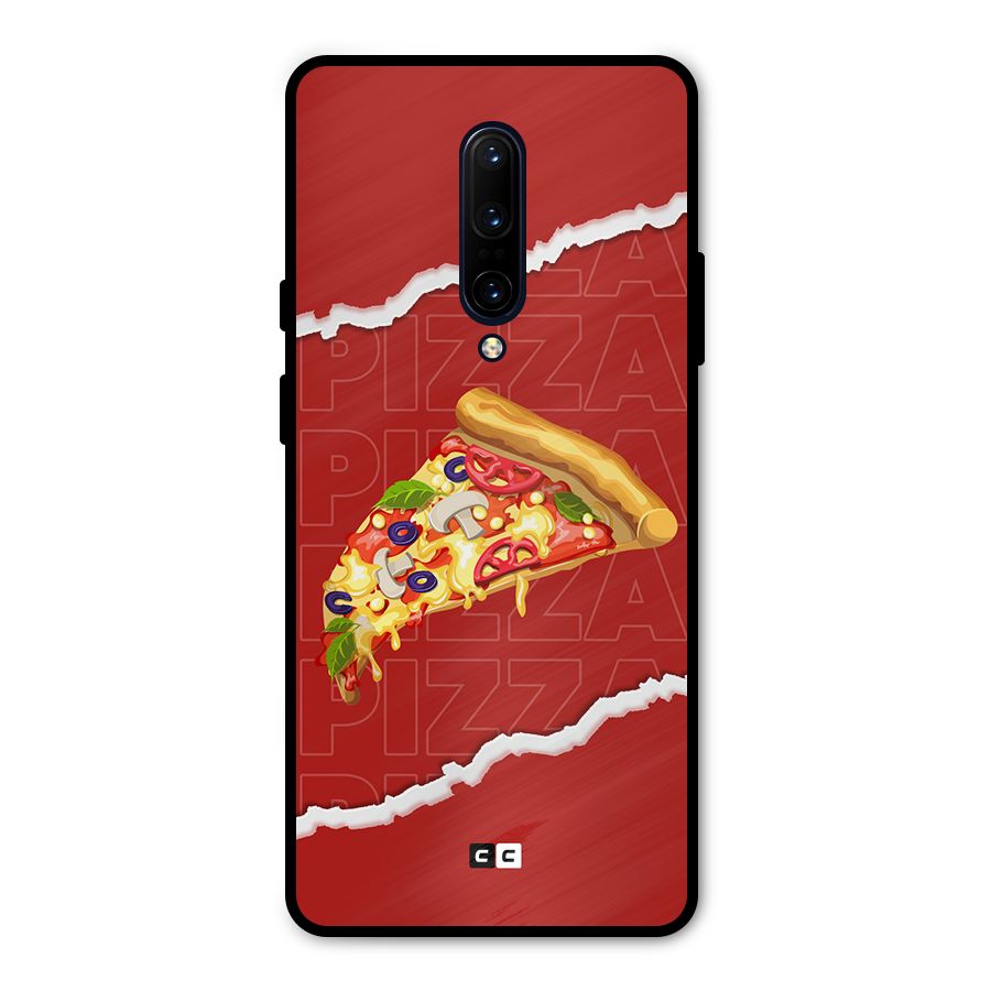 Pizza Lover Metal Back Case for OnePlus 7 Pro