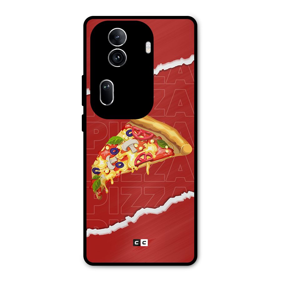 Pizza Lover Metal Back Case for Oppo Reno11 Pro 5G
