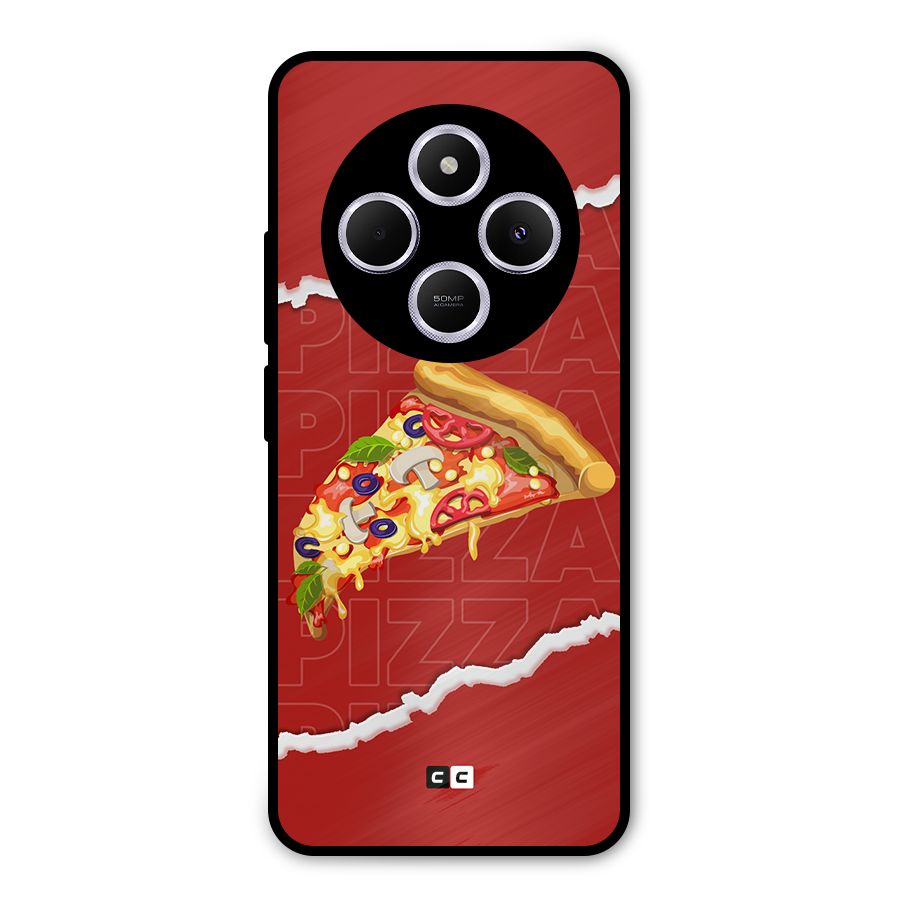 Pizza Lover Metal Back Case for Poco C75 5G