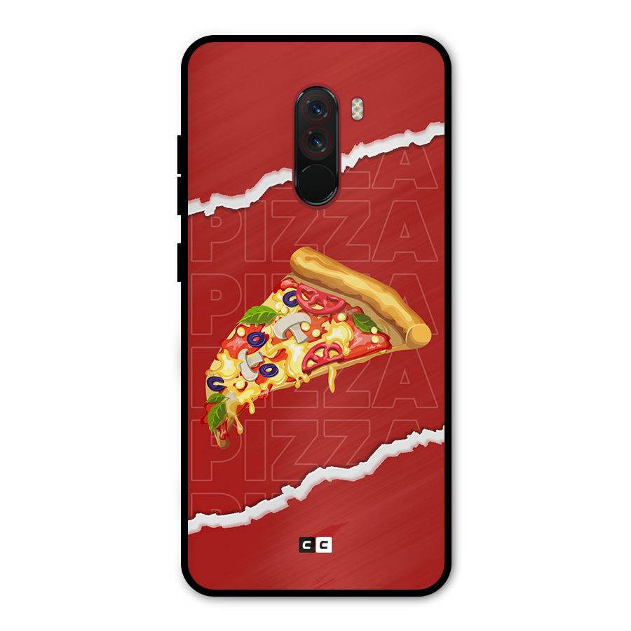 Pizza Lover Metal Back Case for Poco F1