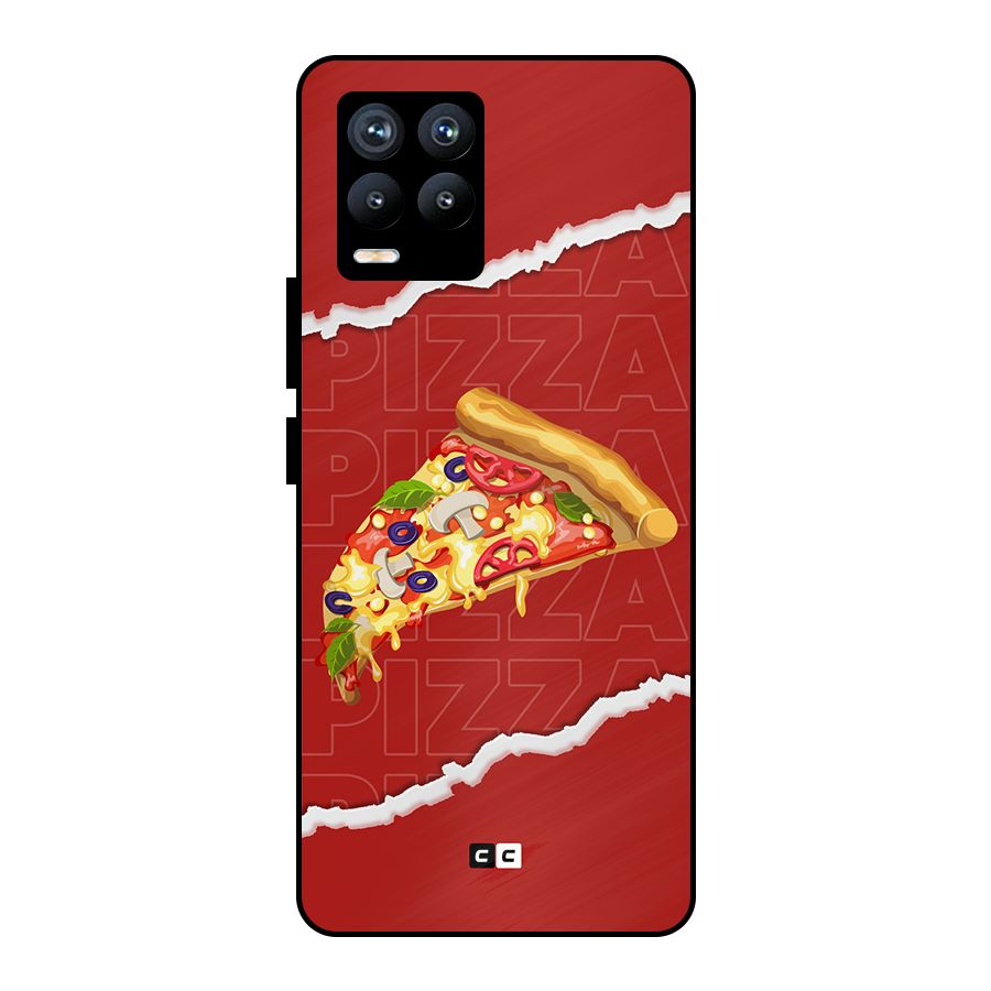 Pizza Lover Metal Back Case for Realme 8 Pro