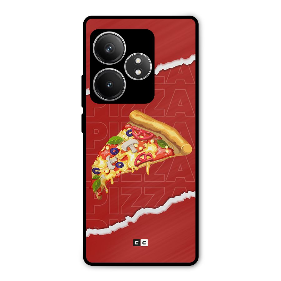 Pizza Lover Metal Back Case for Realme GT 6T
