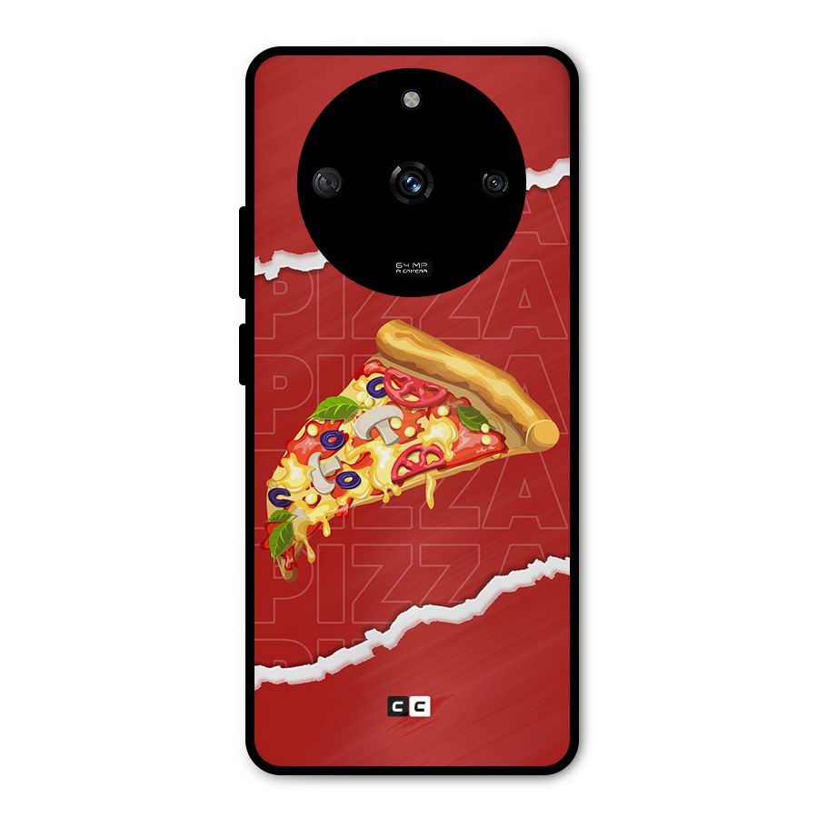 Pizza Lover Metal Back Case for Realme Narzo 60 5G