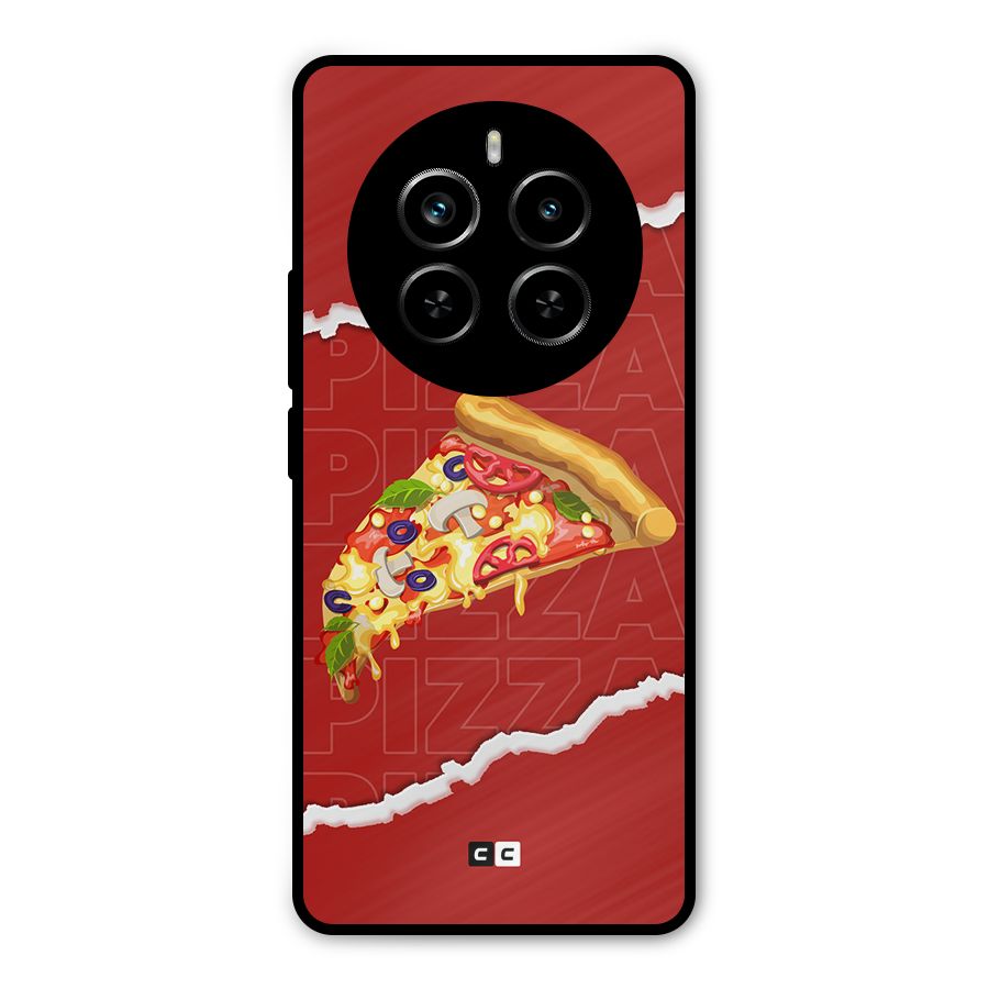 Pizza Lover Metal Back Case for Realme P1 Pro