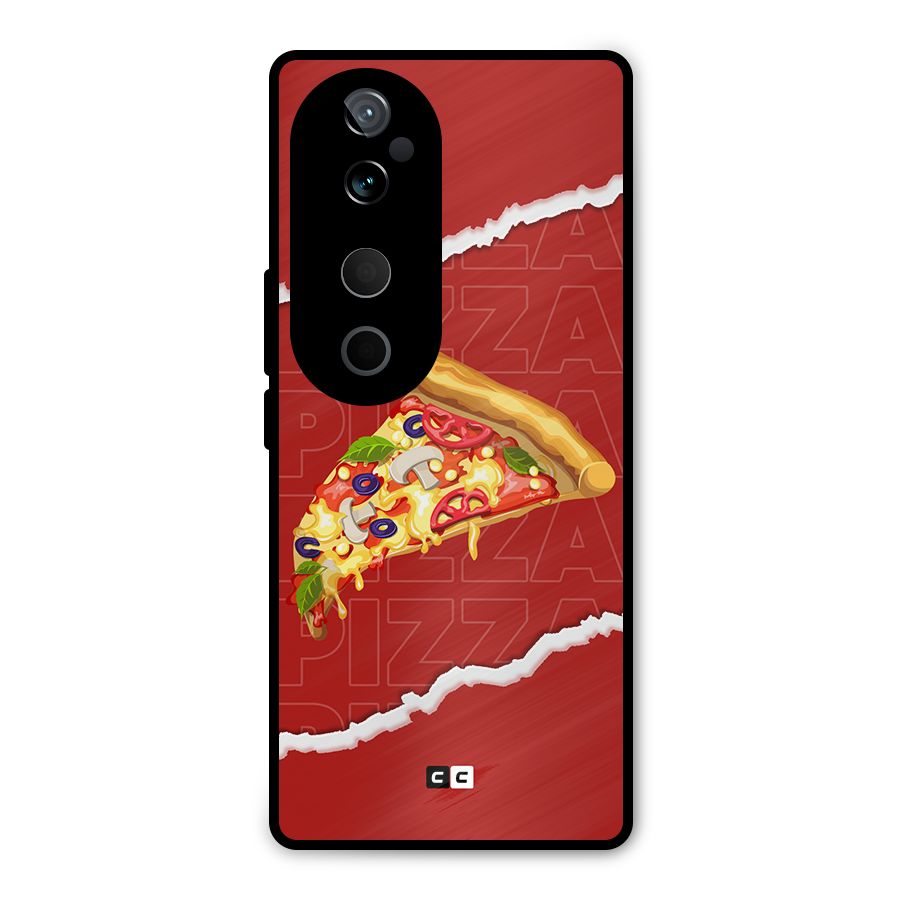 Pizza Lover Metal Back Case for Vivo T3 Ultra