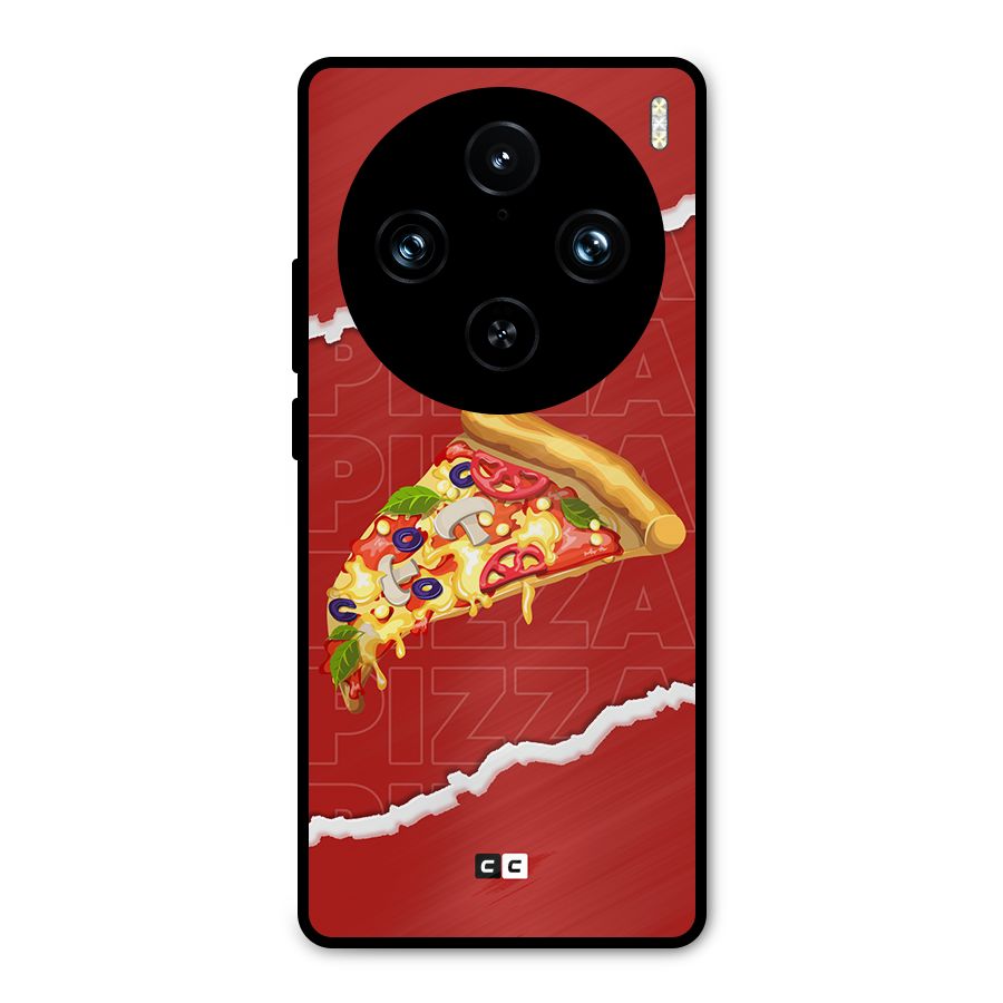 Pizza Lover Metal Back Case for Vivo X100 Pro