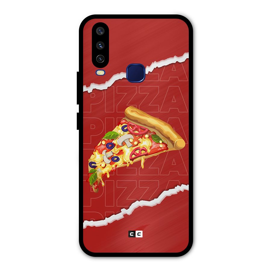 Pizza Lover Metal Back Case for Vivo Y12