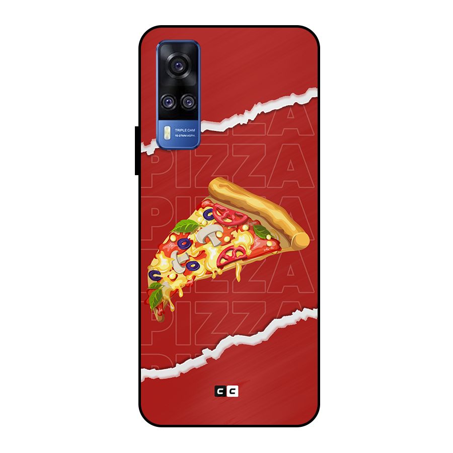 Pizza Lover Metal Back Case for Vivo Y51