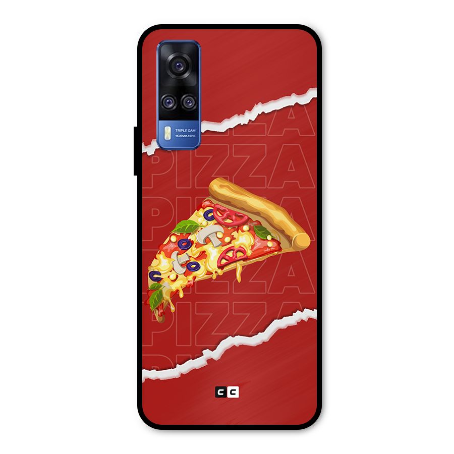 Pizza Lover Metal Back Case for Vivo Y51A