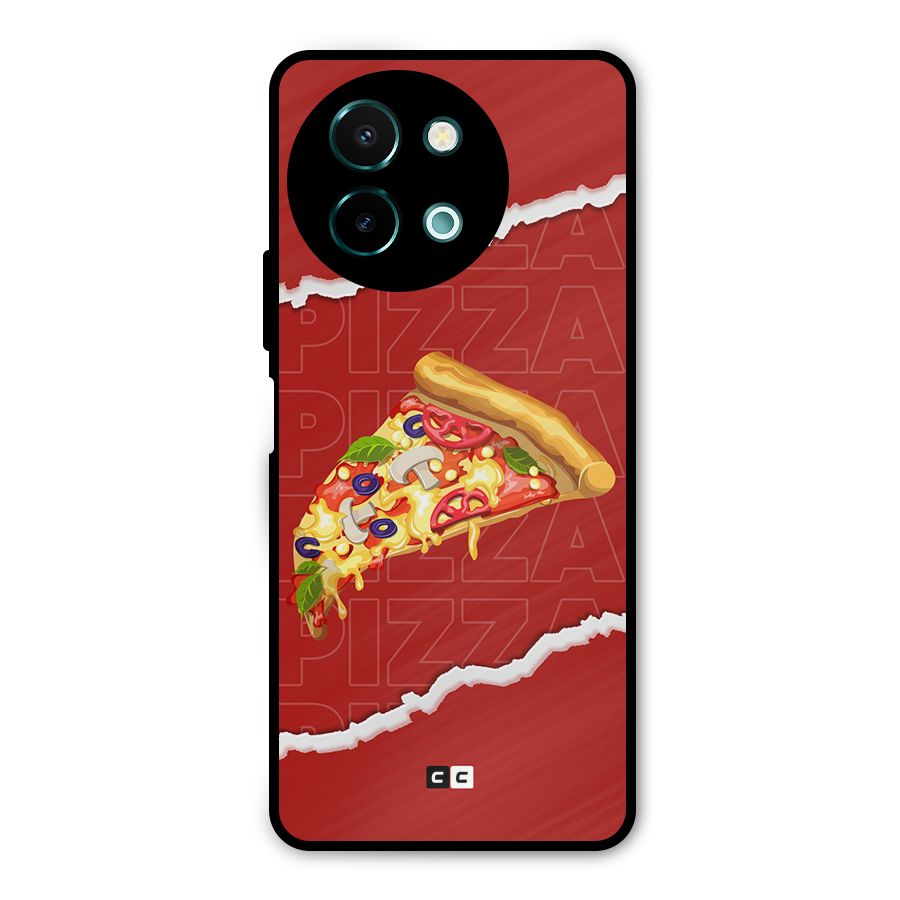 Pizza Lover Metal Back Case for Vivo Y58