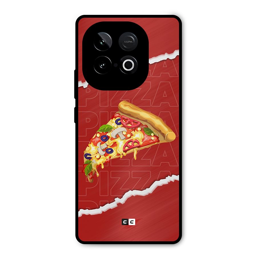 Pizza Lover Metal Back Case for iQOO Neo 10