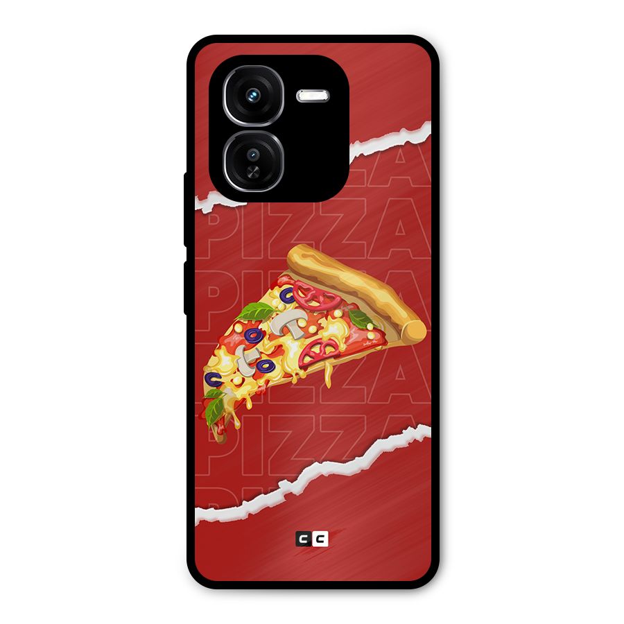 Pizza Lover Metal Back Case for iQOO Z9x