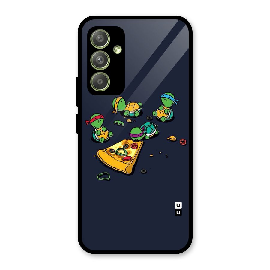 Pizza Overload Glass Back Case for Galaxy A54