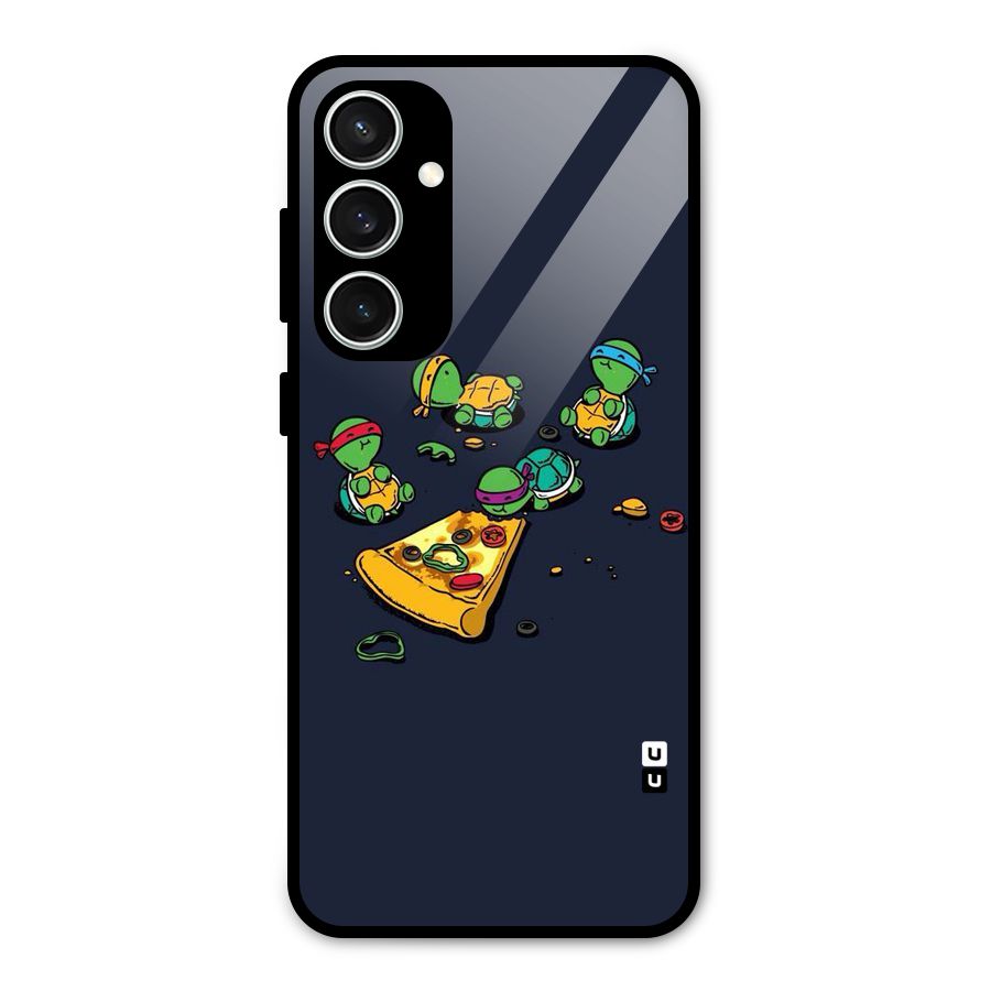 Pizza Overload Glass Back Case for Galaxy S23 FE