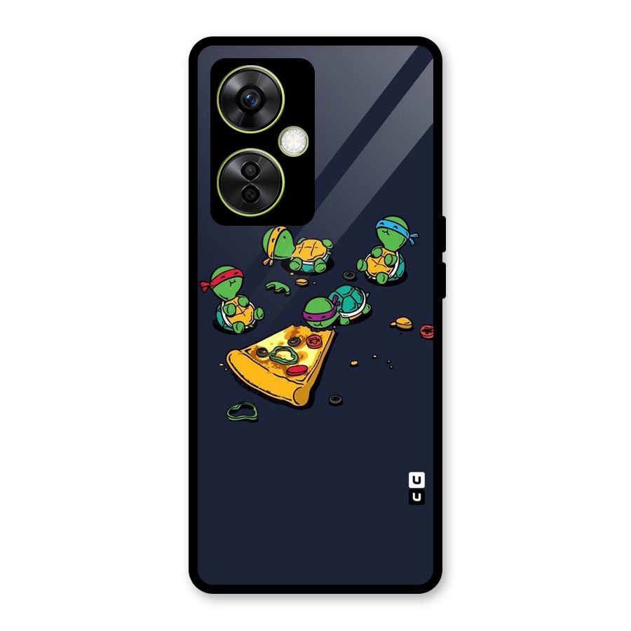 Pizza Overload Glass Back Case for OnePlus Nord CE 3 Lite