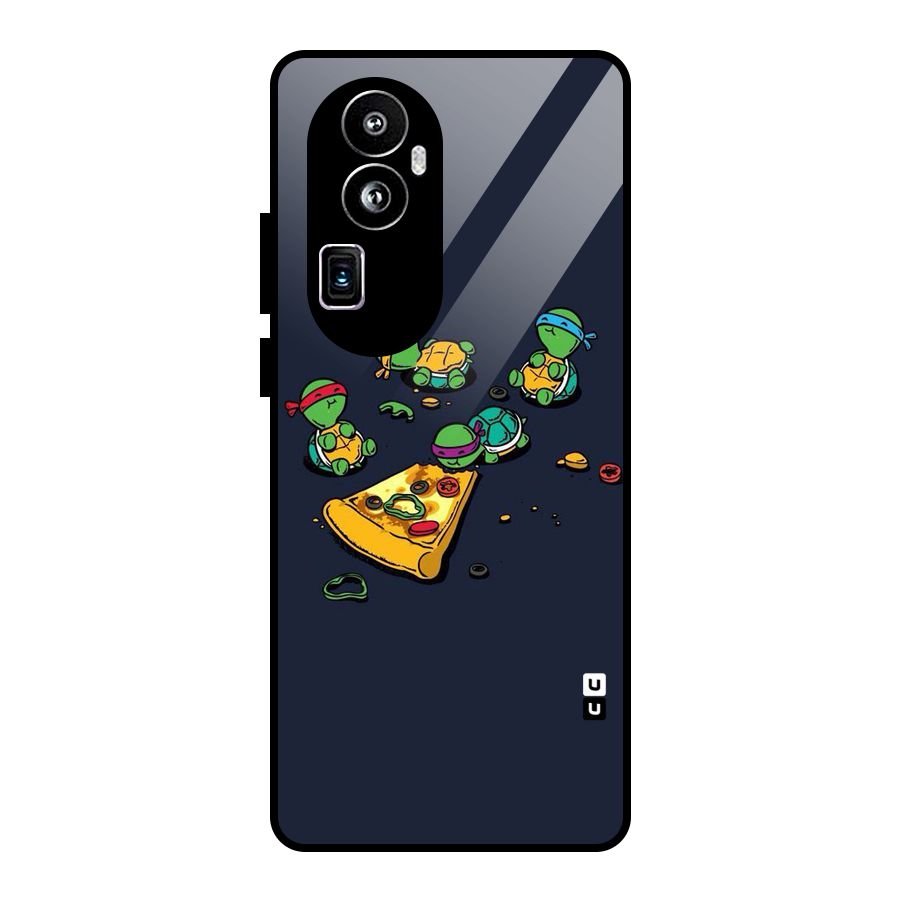 Pizza Overload Glass Back Case for Oppo Reno10 Pro Plus