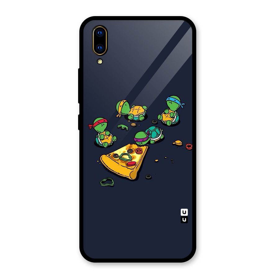 Pizza Overload Glass Back Case for Vivo V11 Pro