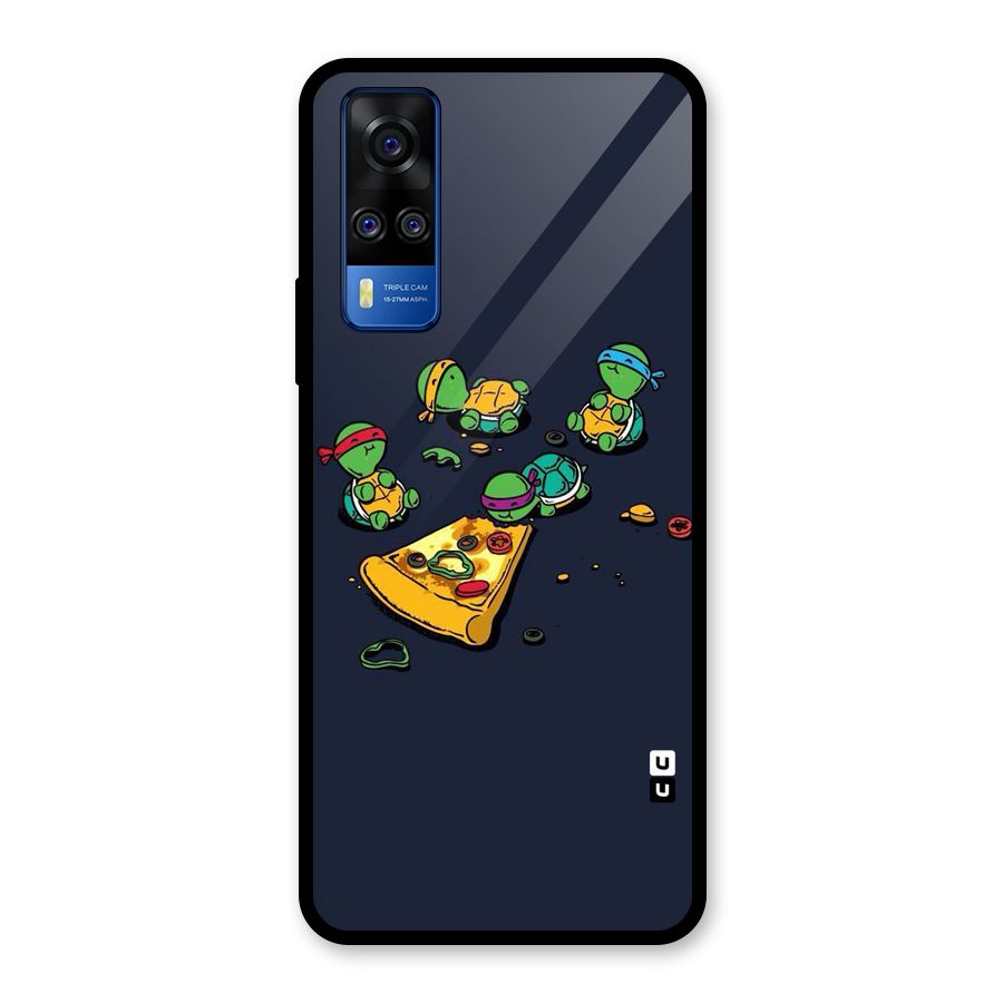 Pizza Overload Glass Back Case for Vivo Y31