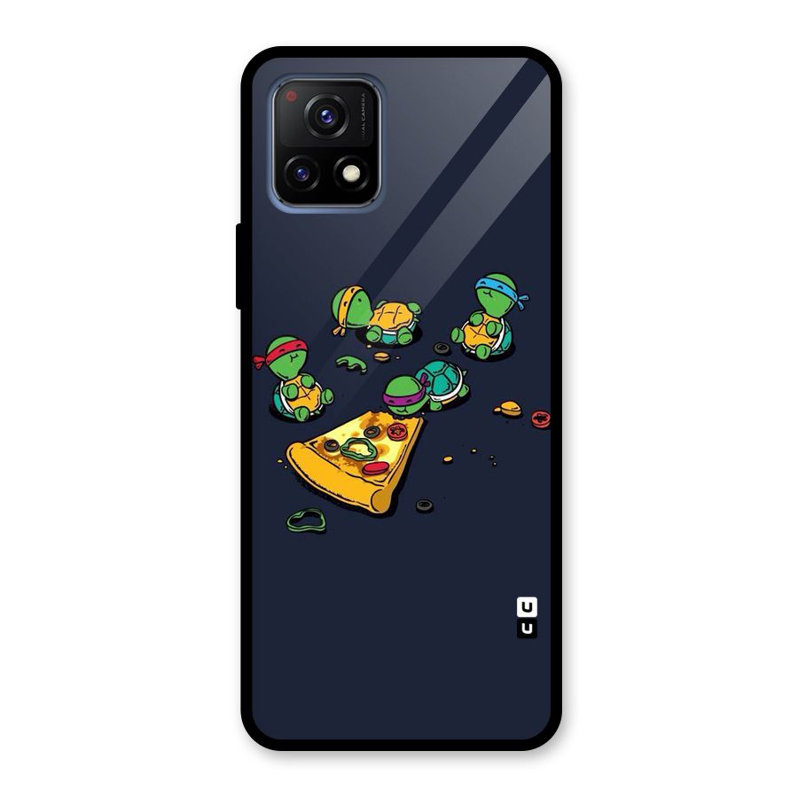 Pizza Overload Glass Back Case for Vivo Y72 5G