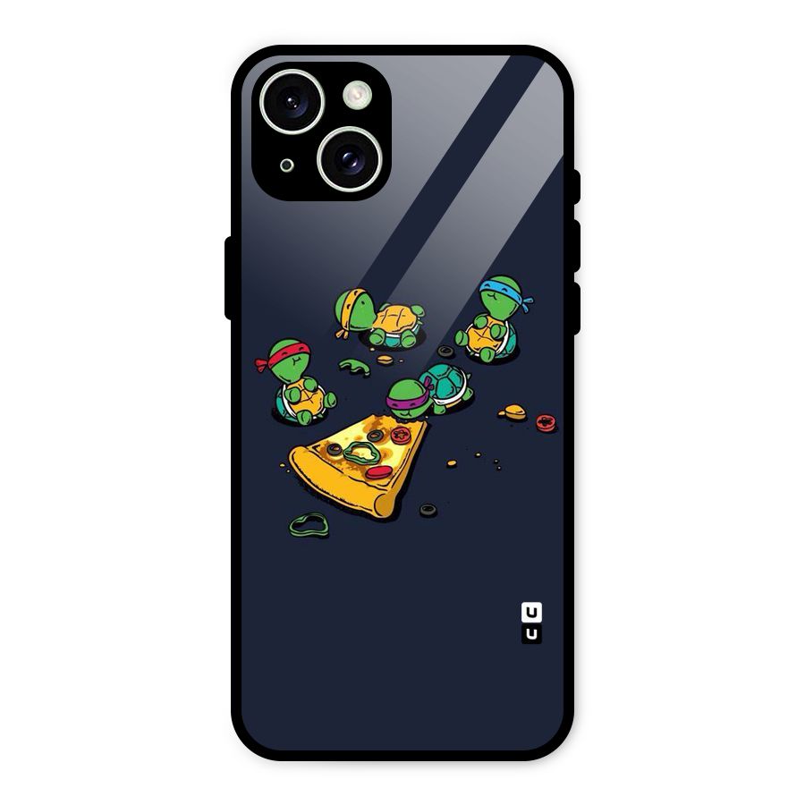 Pizza Overload Glass Back Case for iPhone 15 Plus