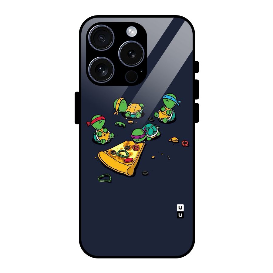 Pizza Overload Glass Back Case for iPhone 15 Pro