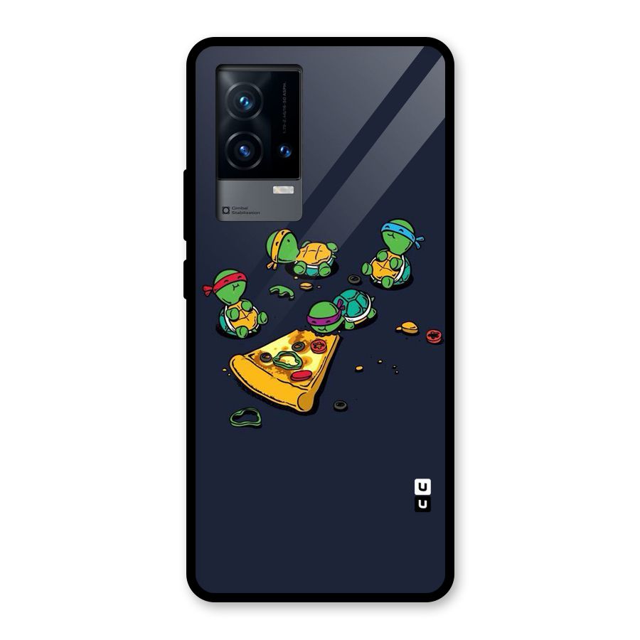 Pizza Overload Glass Back Case for iQOO 9 5G