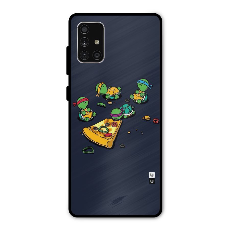 Pizza Overload Metal Back Case for Galaxy A71