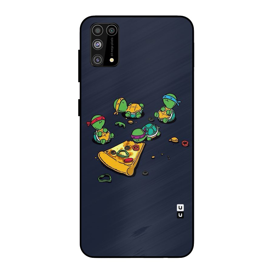 Pizza Overload Metal Back Case for Galaxy F41