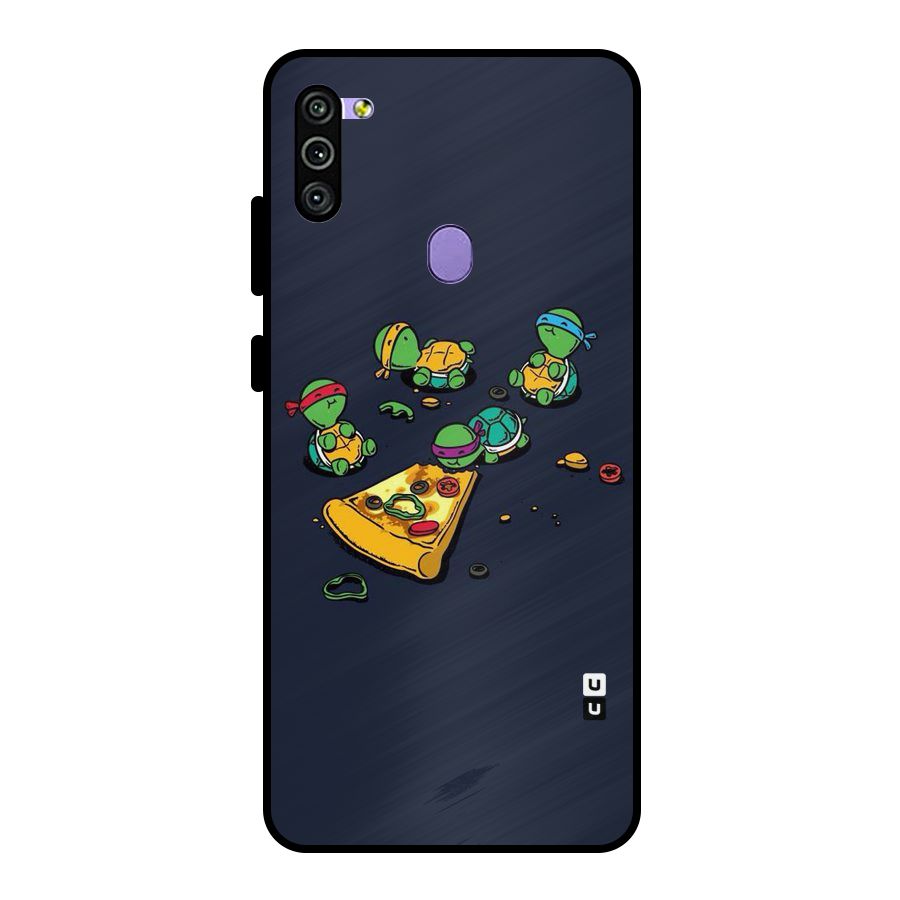 Pizza Overload Metal Back Case for Galaxy M11
