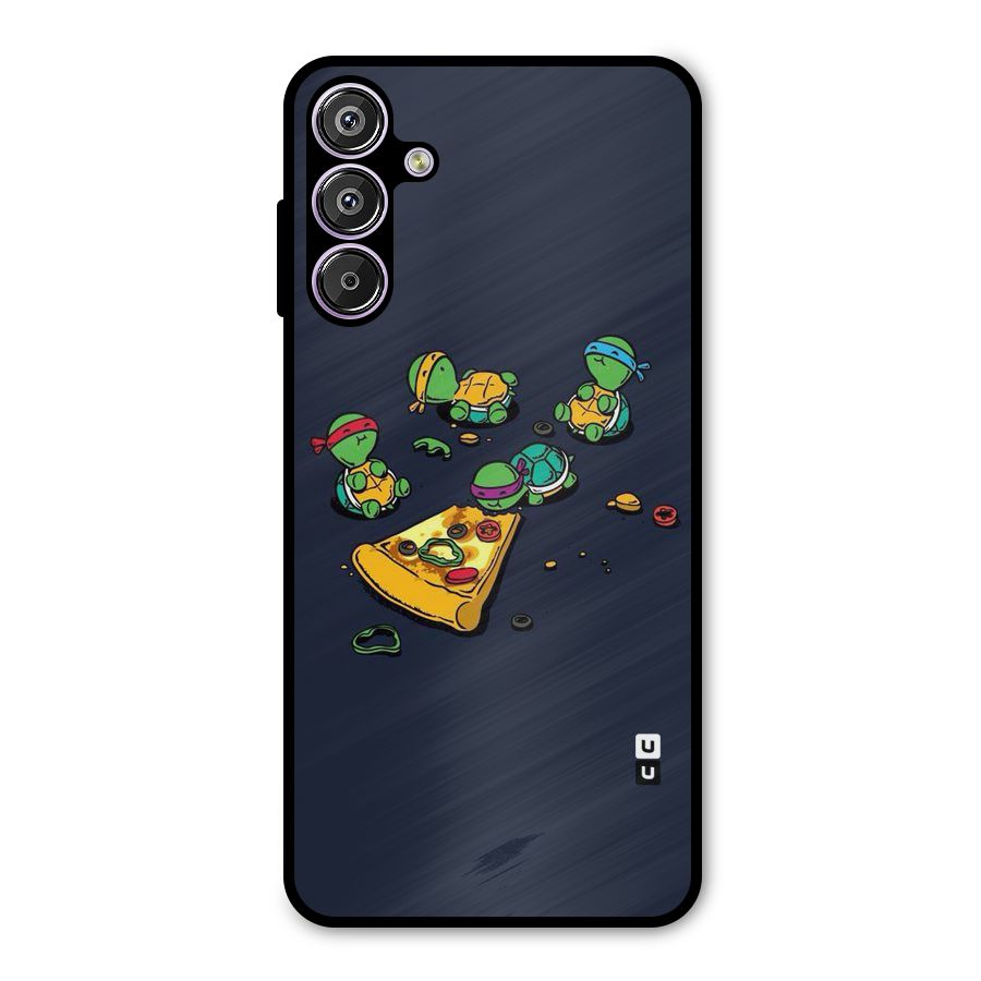 Pizza Overload Metal Back Case for Galaxy M15