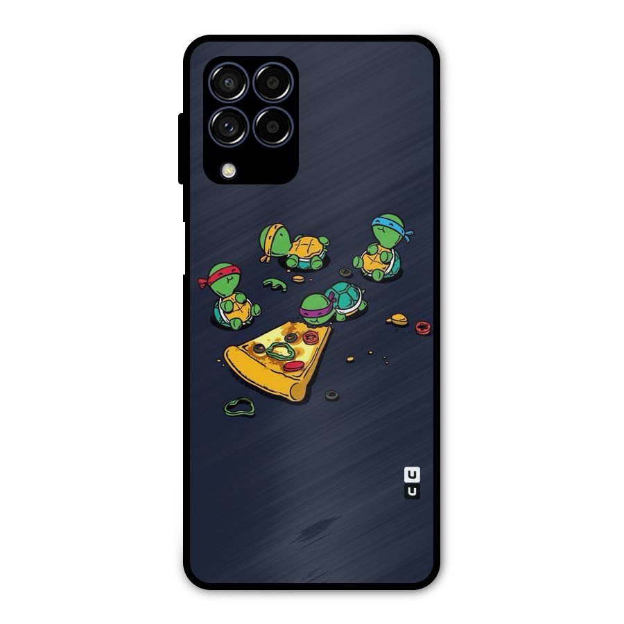 Pizza Overload Metal Back Case for Galaxy M53 5G